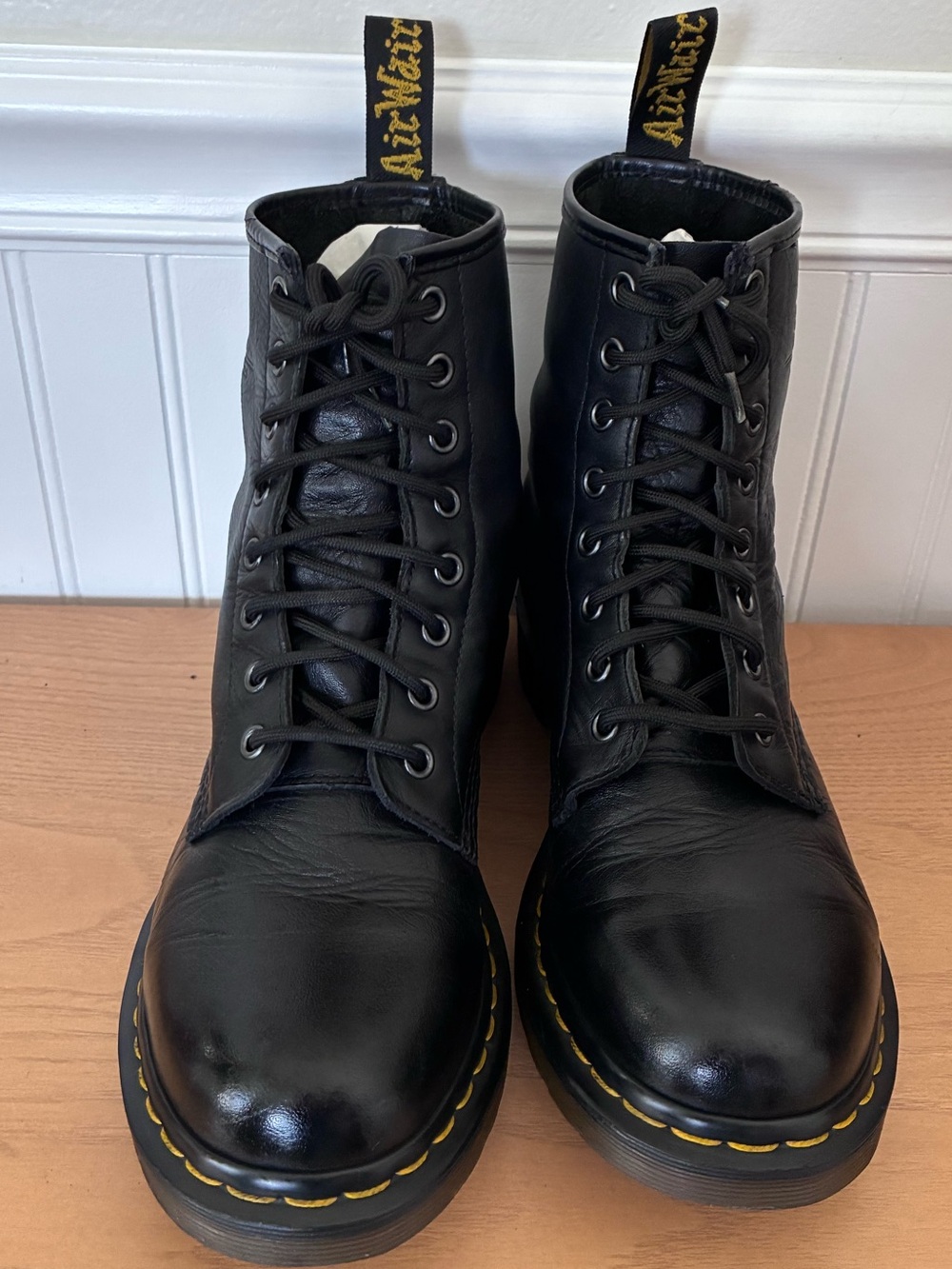 Dr. Martens 1460 Pascal Virginia boots in black Women’s Size 9 - Picture 4 of 9